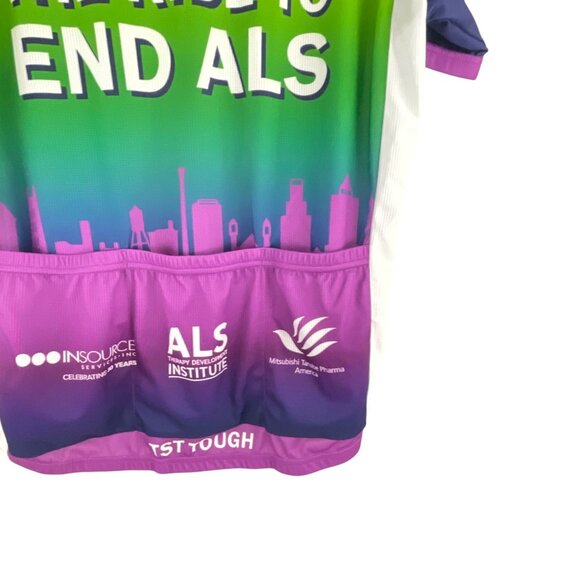 Primal Ride Marshal Tribute Trek 2023 Unisex Sports Cut Raglan Cycling Jersey L - Picture 5 of 10